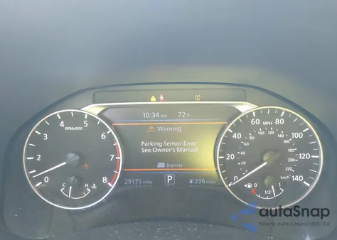 2025 Nissan Altima Sv Fwd from USA, damaged, VIN 1N4BL4DV8SN310289